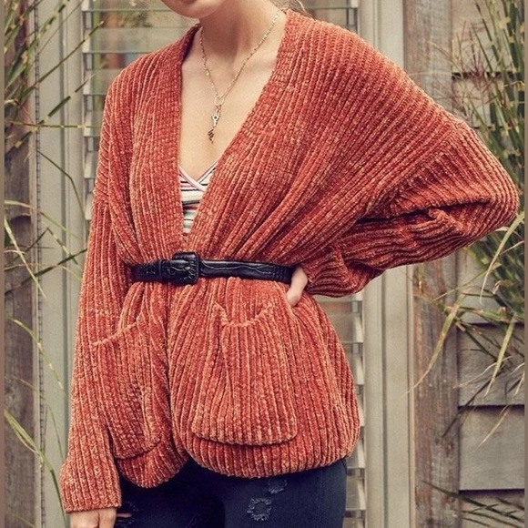 Urban Outfitters Sweaters - Urban Outfitters Oversized Chenille Cardigan *very soft*
